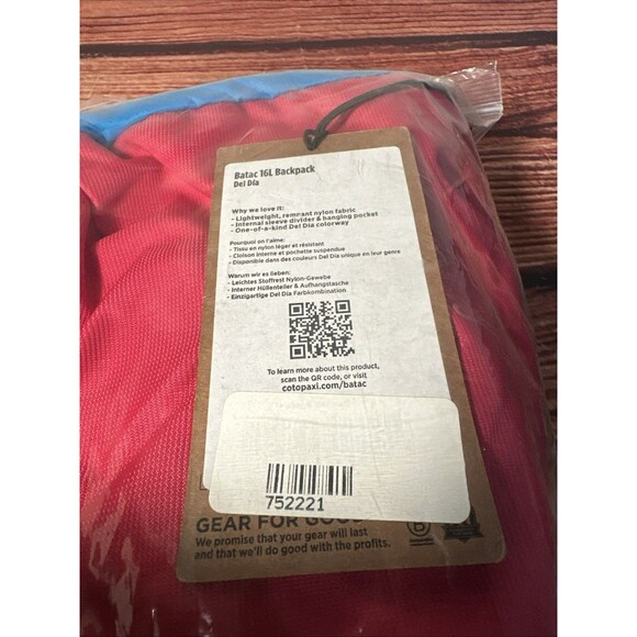 Cotopaxi Batac 16 L Del Dia Backpack Color : Multi Size: One Size - Picture 3 of 8